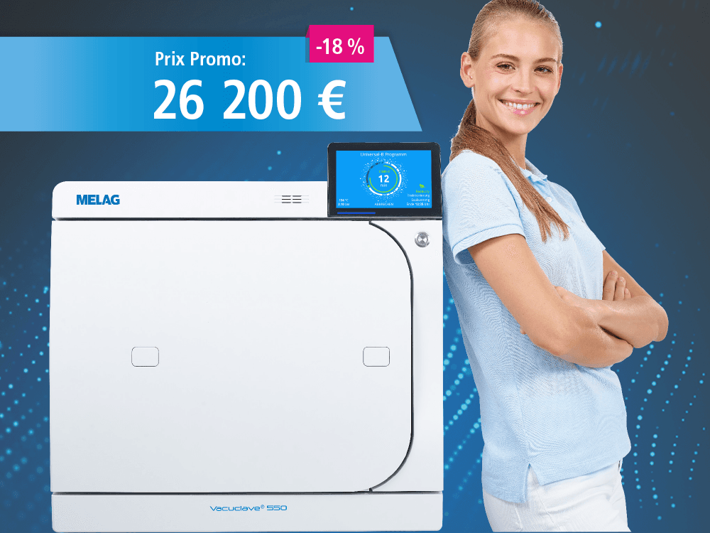 Économisez jusqu’à 5 754 € sur le Vacuclave 550 dans le forfait !
