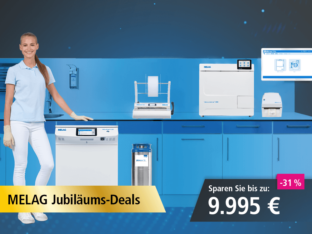 Komplettpaket Prime Line mit Vacuclave 318 und MELAtherm 20 | Fachdental-Jubiläumsdeal mit 31 % Rabatt