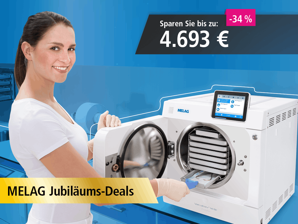 Vacuklav 40 B+ Evolution | Fachdental-Jubiläumsdeal mit 34 % Rabatt